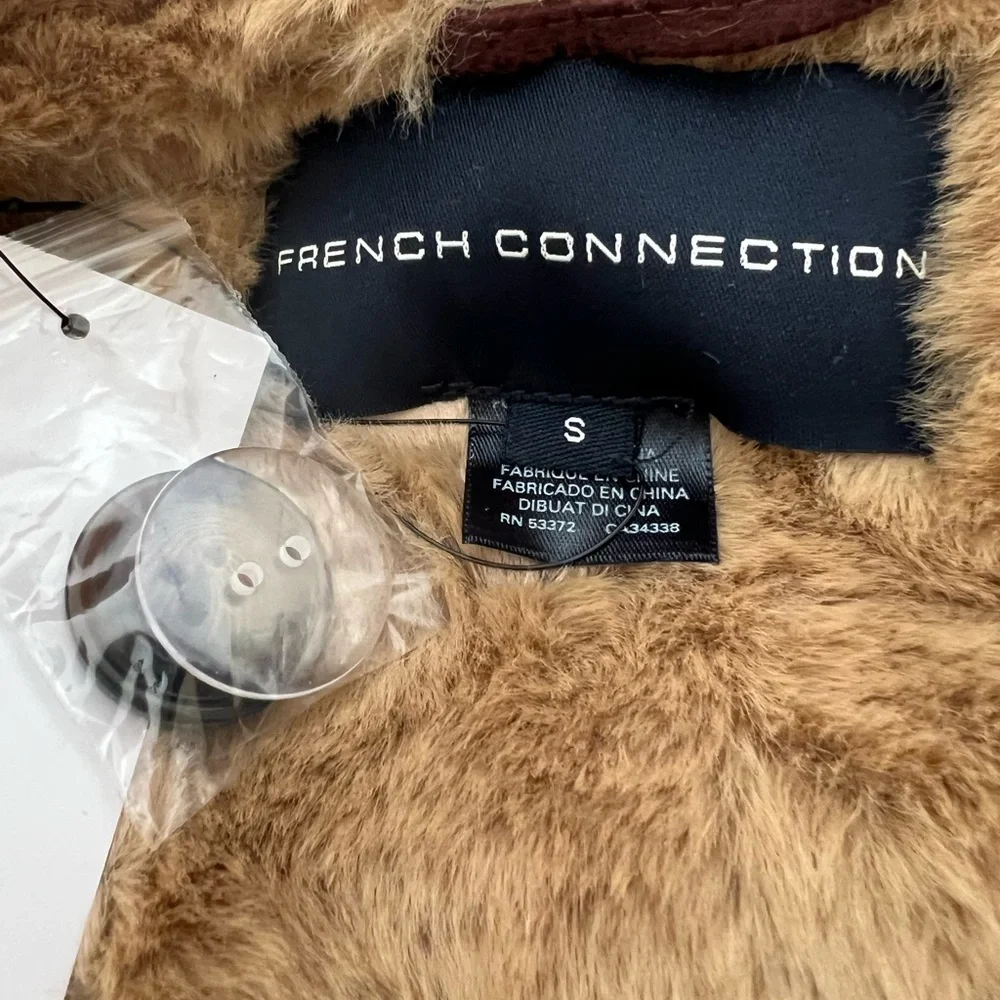 FRENCH CONNECTION BRWON COAT - Picture 12 of 14